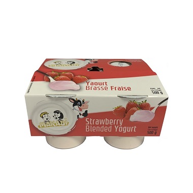 YOGURT - STRAWBERRY YOGURT MAKABI X4 K/P